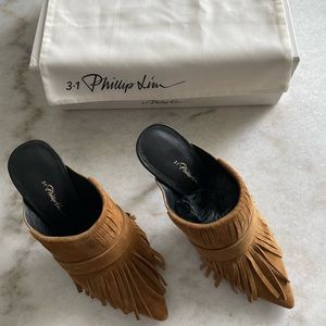 Philip Lim “Martini” Fringe Mules